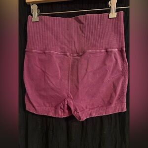 Free People Movement Good Karma Magenta Dark Pink Running Shorts
